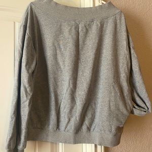 Off the Shoulder Sweatshirt